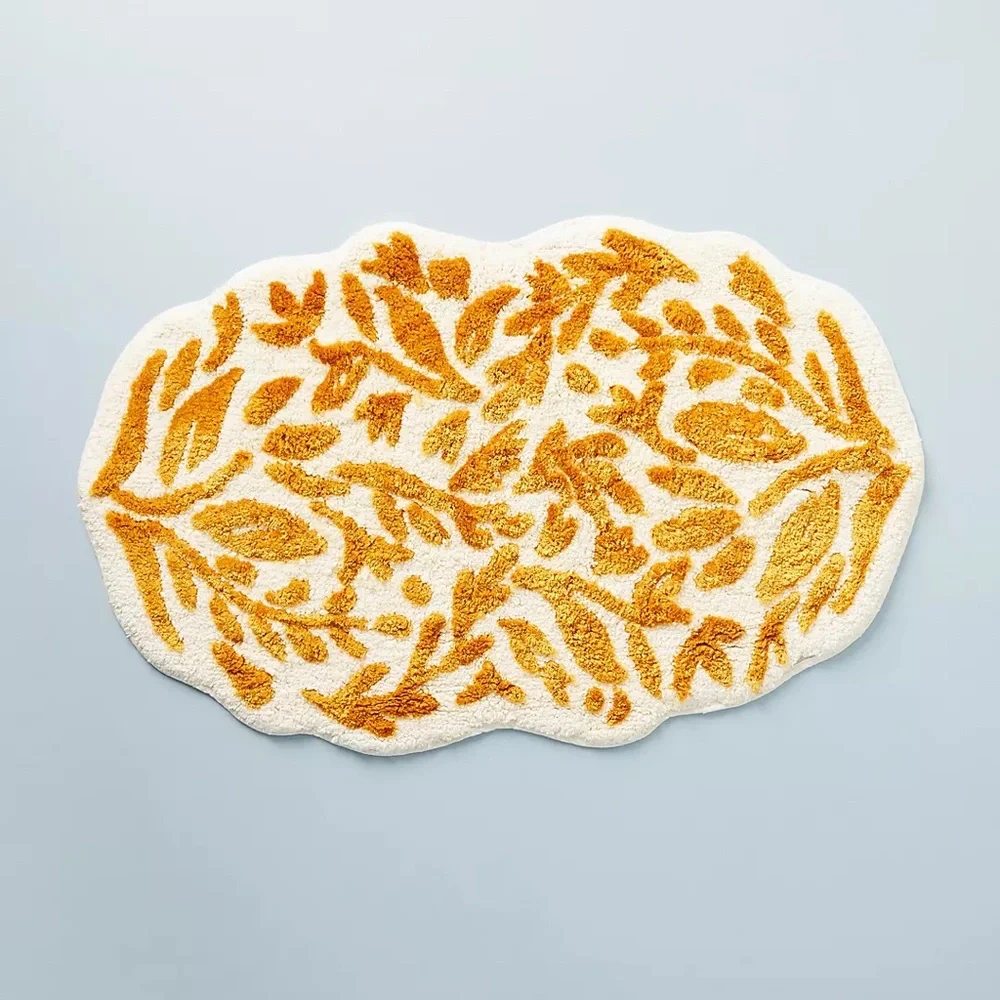 Anthropologie Handcrafted Lucia Bath Mat Small New With Tags - Picture 1 of 2
